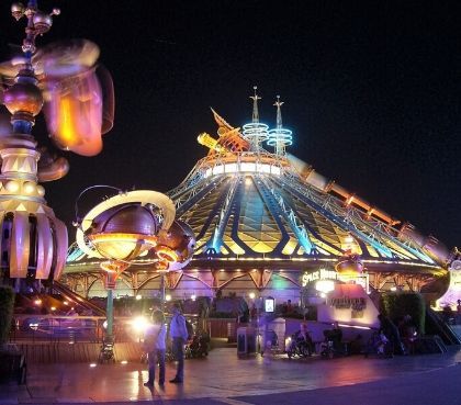 extreme sensation in Hyperspace Mountain Disneyland Paris