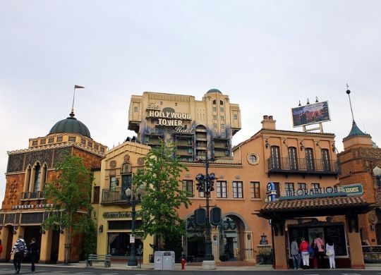 twilight zone tower of terror attraktion disneyland paris foto