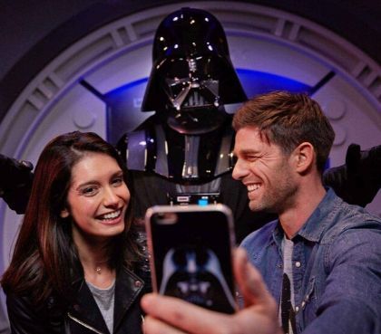 erstaunliche Erfahrung bei Star Tours Attraktion Disneyland Paris