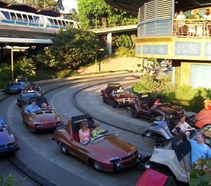 Autopia Magische Attraktion Disneyland Paris