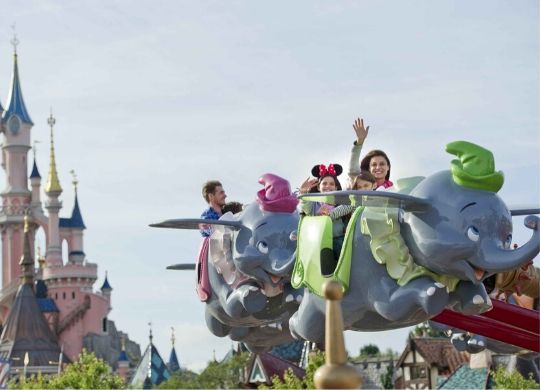 Abenteur mit Dumbo in Dumbo the flying elephant