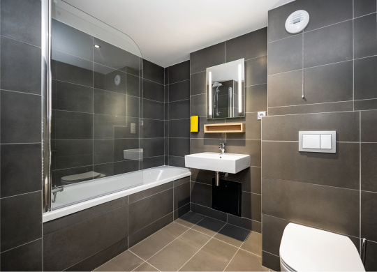 Badezimmer Disneyland partnerhotel Staycity